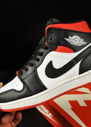 Подростковые высокие кроссовки nike air jordan 1 унисекс3 фото