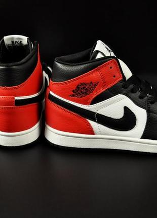 Подростковые высокие кроссовки nike air jordan 1 унисекс9 фото