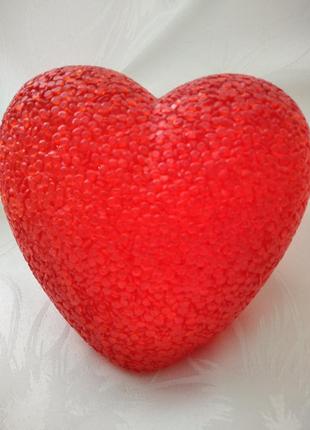 Сердце из силиконовых капель, декор, украшение