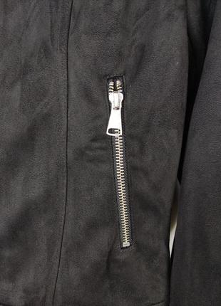 Куртка, бомбер, эко замш, м 38 euro, esmara германия4 фото