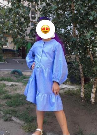 Красивое стильное платье на 9-10 лет