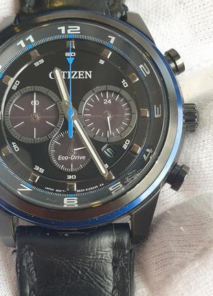 Чоловічий годинник часы citizen chronograph eco-drive 100m10 фото