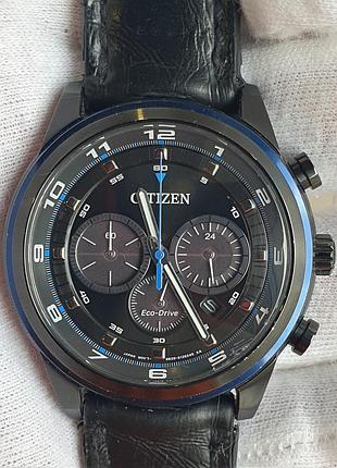 Чоловічий годинник часы citizen chronograph eco-drive 100m