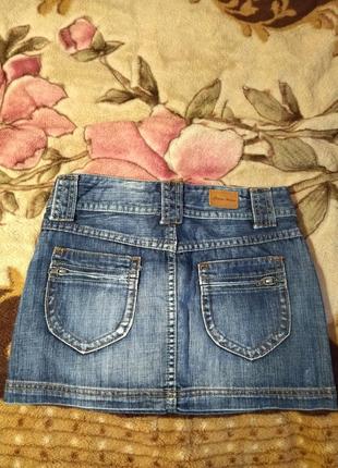 Жегская джинсовая юбка, размер 34,3 фото