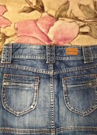 Жегская джинсовая юбка, размер 34,4 фото