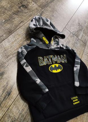 Толстовка, кофта с капюшоном, primark, batman, р. 92-98, 2-3 года4 фото