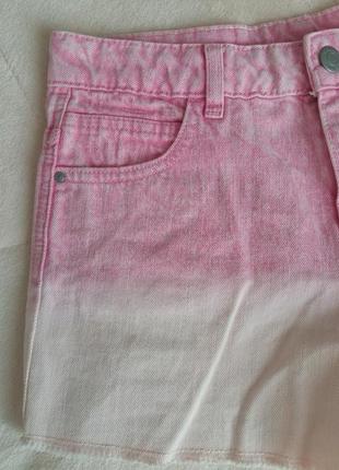 Зефірні джинсові шорти з градієнтом bhs tammygirl8 фото