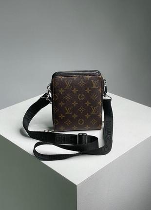 Сумка мессенджер в стиле louis vuitton +брендовая упаковка бесплатно