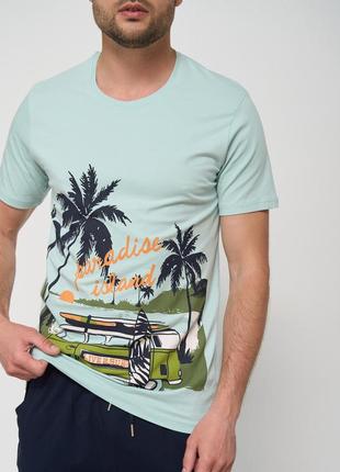 Піжама чоловіча футболка з шортами 93362 розмір m, l, xl, 2xl4 фото