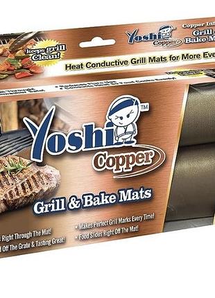 В наличии новые коврик подкладка под гриль copper chef grill and bake mats (2 pack)