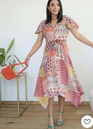 Вискозное платье f&f casual