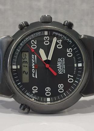 Чоловічий годинник часы roamer power 8 swiss made 100m