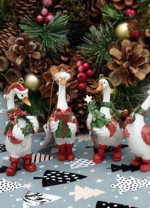 Набір статуеток гусачків різдвяних