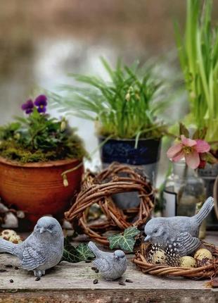 Птички бетонные5 фото