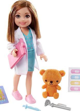 Лялька barbie челсі лікар оригінал 🔥акція!🔥 отримай знижку 12%