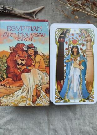 Гадальные карты египетское таро ар нуво egyptian art nouveau таро райдера-уэйта колода карт1 фото