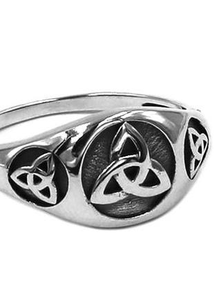 100% серебряное кольцо унисекс кельтский узел 19 размер1 фото