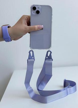 Чохол з ремінцем iphone 11, 12, 13, 14, 14 pro, 14 pro max, 13 pro, 13 pro max, 12 pro max