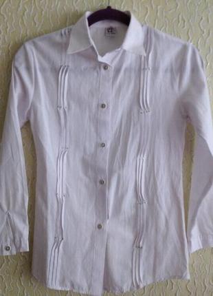 Рубашка блузка в школу,школьная блузка рубашка девочке 11-13лет, турция
