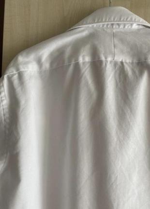 Рубашка белая коттоновая2 фото