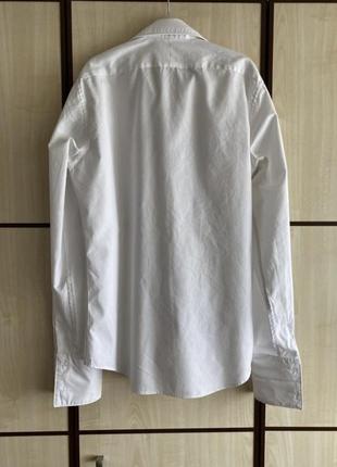 Рубашка белая коттоновая4 фото
