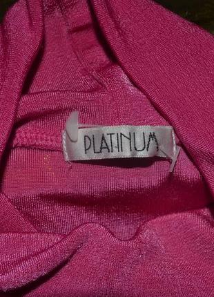 Маркерно - розовый гольф/ водолазка platinum с коротким рукавом .2 фото