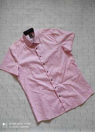 Рубашка тенниска розовая
