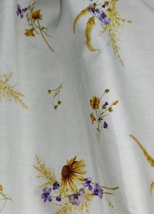 Платье кэжуал в цветы от h&m , платье свободного кроя в цветы10 фото