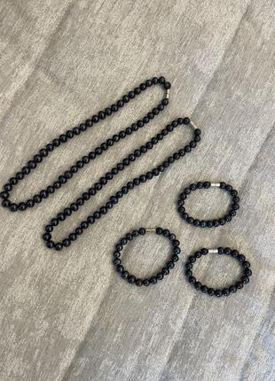 Ожерелье и браслеты из натуральных жемчужин, вьетнам