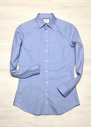 Premium charles tyrwhitt брендовая мужская рубашка англь