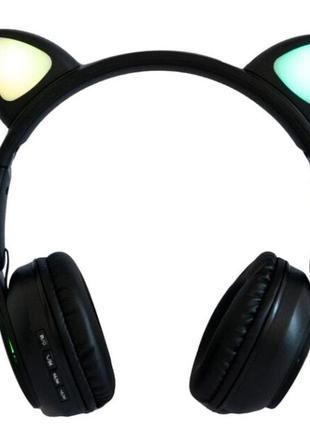 Бездротові навушники st77 led з котячими вушками, що світяться.1 фото