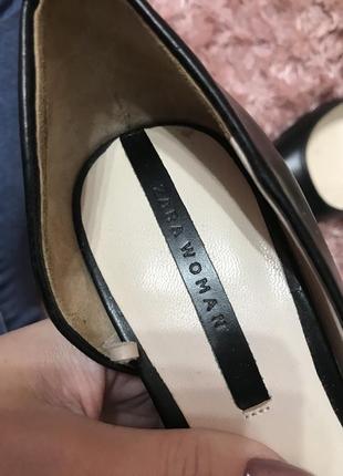 Умопомрачительные лодочки из эко кожи от zara3 фото