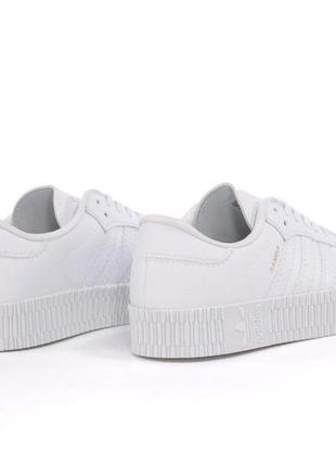 Женские кроссовки adidas samba white 39-402 фото