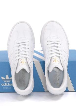 Женские кроссовки adidas samba white 39-407 фото