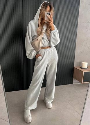 Костюм с капюшоном двунитка