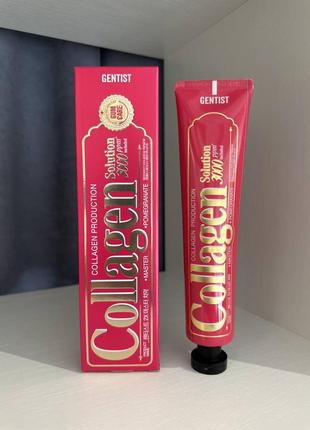 Зубная паста amore pacific gentist 2x master collagen toothpaste 150 г1 фото