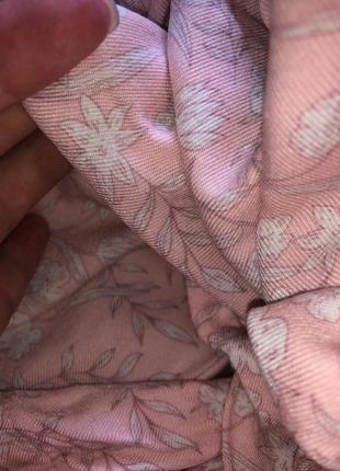 Пижама домашняя костюм для дома сна рубашка цветочный принт натуральная вискоза вискозная4 фото