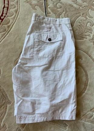 Легкие коттоновые белые шорты