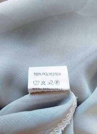 Жіноча сіра приталена сукня міді на зав'язках зі стразами та з кишенями від бренду  you3 фото