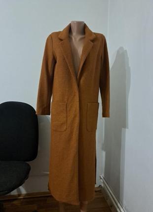 Пальто с разрезом и накладными карманами vero moda