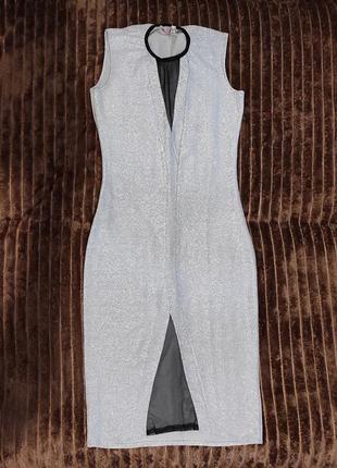 Вечернее платье сарафан люрекс р. s-m2 фото