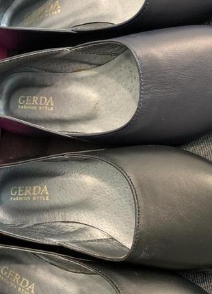 Распродажа, кожаные туфли балетки gerda4 фото