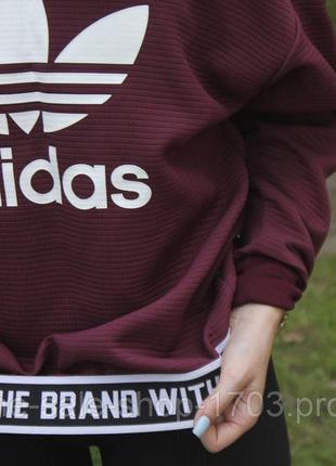 Кофта свитшот женская adidas оригинал бренд классная стильная модная красивая1 фото