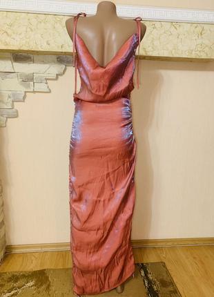 Платье макси-мини-миди трансформер атлас вискоза2 фото