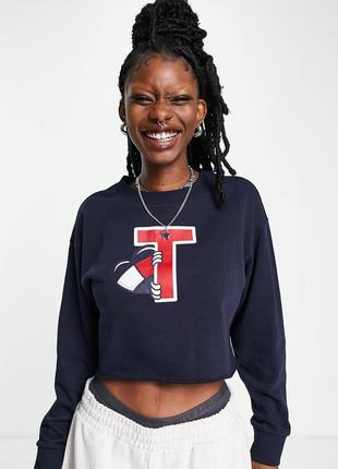 Жіночий укорочений світшот tommy hilfiger