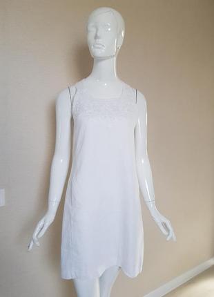 Нежное легкое платье чистый лен next