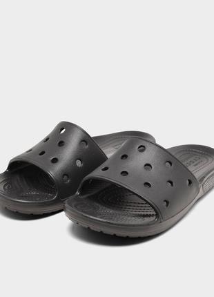 Женские шлепанцы crocs  classic slide sltgry