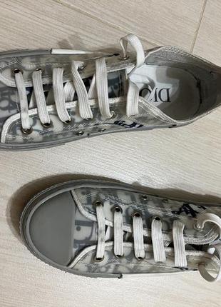 Кроссовки кеды dior low grey