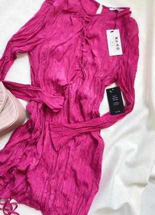 🎀это просто 🔥 вспышку! платье мечты pink dress фирмы na-kd🤩🎀3 фото