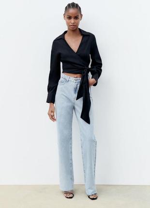 Прямые джинсы zara straight